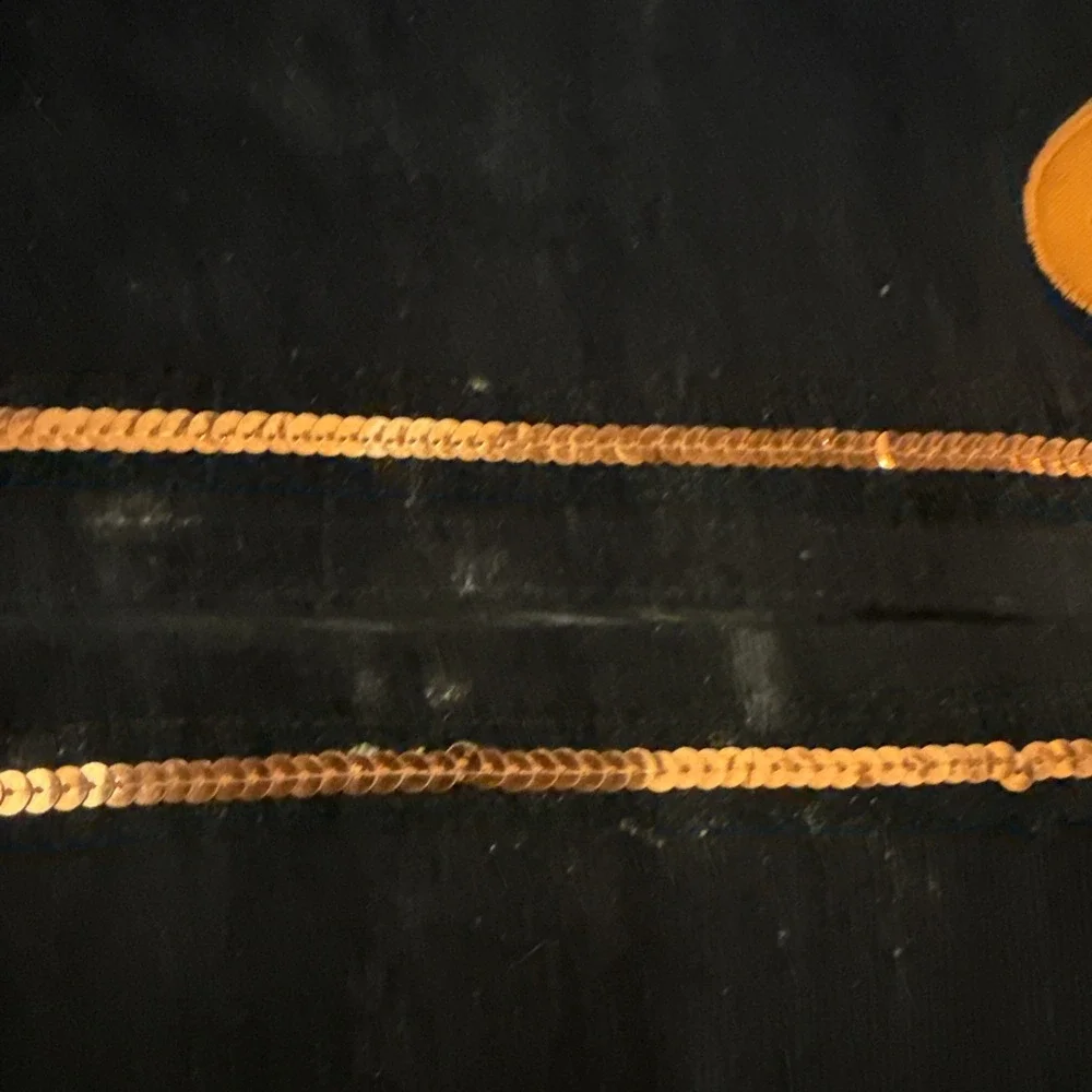 Halloween Black Velvet Orange Sequins‎ Placemats Pumpkins Set Of 4